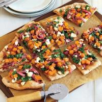 Butternut Squash, Spinach and Goat Cheese Pizza image