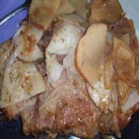 Pork Chops With Potatoes and Onions image