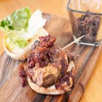Spicy Pork Burgers with Black Beans and Chutney image