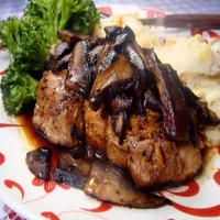 Balsamic Pork Chops With Mushroom image