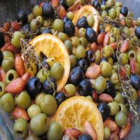 Slow-Roasted Spanish Olives With Oranges and Almonds image