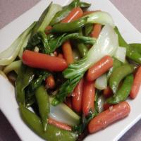 Stir Fried Baby Veggies in Oyster Sauce_image