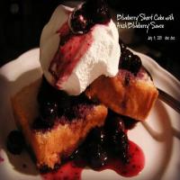 Blueberry Shortcake with Fresh Blueberry Sauce_image