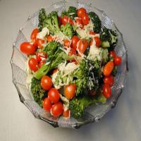 Parmesan Broccoli With Cherry Tomatoes image