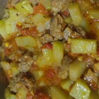 Chayote and Sausage Stew image