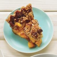 Deep-Dish Peach Pie with Pecan Streusel Topping image