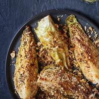 Roasted hispi cabbage with a garlic & chilli crumb image