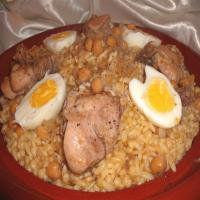 Algerian Tli Tli B'djedj - Pasta With Chicken! image