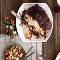 Cocoa and Spice Slow-Roasted Pork with Onions_image