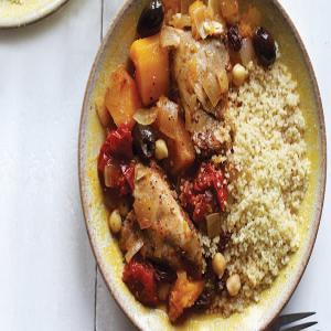Slow Cooker Moroccan Chicken with Couscous_image