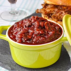 Old Fashioned Molasses and Bacon Baked Beans - Rock Recipes_image