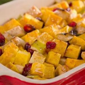 Becel® Holiday Butternut Squash with Apple and Cranberries_image