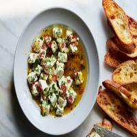 Marinated Feta With Herbs and Peppercorns image