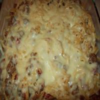 Spaghetti Bake With Meat Sauce & 3 Cheeses_image