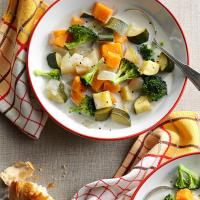 Creamy Sweet Potato and Veggie Soup image