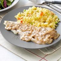 Roasted Fish with Light Herb Sauce_image