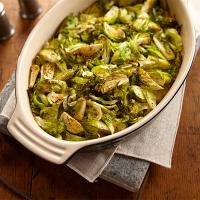 Lemon Pepper Roasted Brussels Sprouts_image