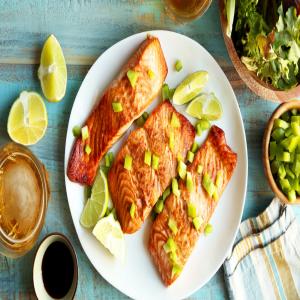 Beer and Lime Marinated Salmon image
