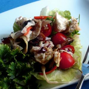 Mushroom, Tomato and Artichoke Salad - Low Fat_image