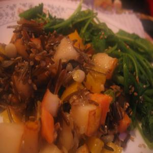 Wild Rice-Sweet Potato Salad With Pears image