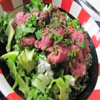 Sliced Steak Salad With Bloody Mary Vinaigrette_image