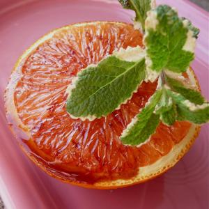 Grapefruit (Or Cara Cara Orange) With Pomegranate Syrup for 1_image