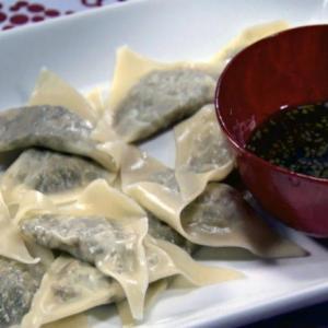 Buddha's Delight Dumplings with Ginger-Chive Ponzu image