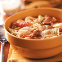 Sausage Tortellini Soup image