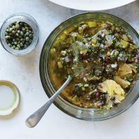 Roasted Poblano and Caper Salsa_image