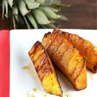 Brown sugar and Cinnamon coated grilled Pineapple_image