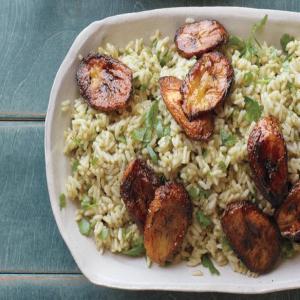 Cilantro and Rice With Sweet Plantains_image
