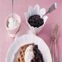 Buckwheat-Sour Cream Waffles image