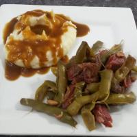 Slow Cooker Cured Venison and Beans image