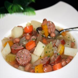 Bean Soup With Sausage and More - Southwest Flavors - Nutritious_image