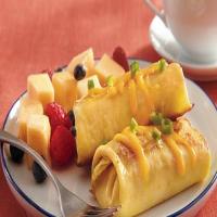 Bacon and Cheese Blintzes image