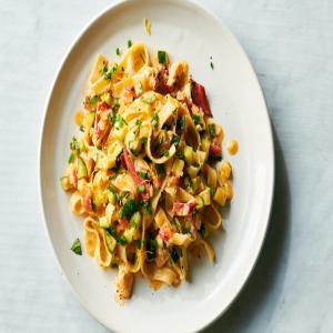 Fettuccine With Lobster and Zucchini Recipe_image