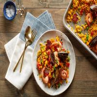 Sheet-Pan Paella with Chorizo, Mussels, and Shrimp_image