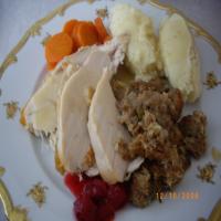 Roast Turkey and Bread Stuffing. image