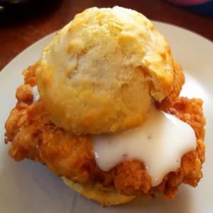 Southern Style Chicken in a Biscuit image