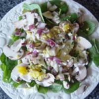 Champignon Salat Mit Ei (German Mushroom & Egg Salad) image
