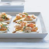 Shrimp and Egg Danish Sandwiches image