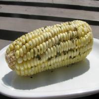 Baked Corn on the Cob With Garlic Herb Butter image