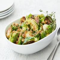 Roasted Brussels Sprouts with Brown Butter Breadcrumbs_image