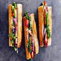 Summer-Veggie Melts with Caper Sauce image