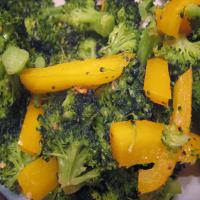 Gingered Yellow Pepper 'n' Broccoli_image