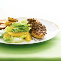 Jerk Chicken Breasts, Fried Plantains, and Bibb Salad_image