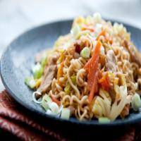 Yakisoba With Pork and Cabbage image