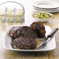Grilled Monster Pork Chops with Tomatillo and Green Apple Sauce_image