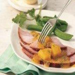 Slow Cooker Ham with Tropical Fruit Sauce_image