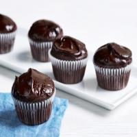 Chocolate-Glazed Brownie Cupcakes image